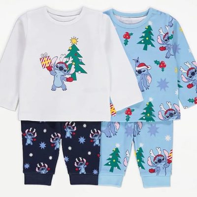 Stitch Christmas Tree Cute Pyjamas